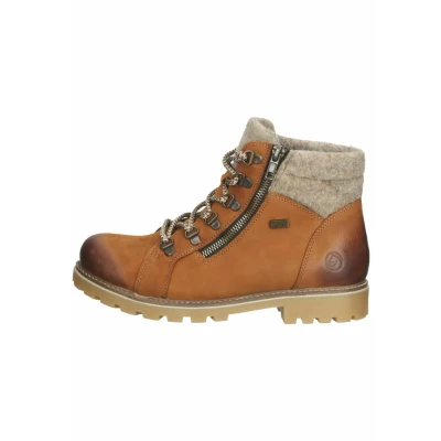 Abbildung von Remonte Plateaustiefelette noccia/wood, Damen, Größe: 38, Noccia/wood Schuhe