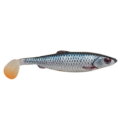 Abbildung von Savage Gear 4D Herring Shad Gummifisch, Farbe:Roach (Rotauge), Länge/Gewicht:9cm / 5g