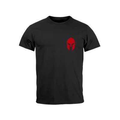 Abbildung von Neverless Fashion Streetstyle Tshirt print, Herren, Größe: XS, Schwarz rot