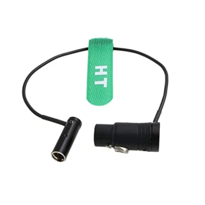 Abbildung von HangTon Audiokabel für Canon C70 Blackmagic BMPCC 4K 6K Pro Kamera Video Assist Monitor Mini XLR TA3M auf 3 Pin 30cm