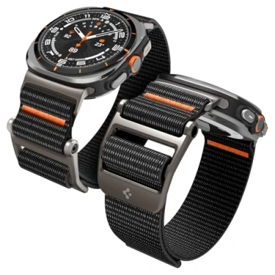 Abbildung von Spigen Dura Pro Flex Armband Kompatibel mit Samsung Galaxy Watch Ultra 47mm (2024) Schwarz