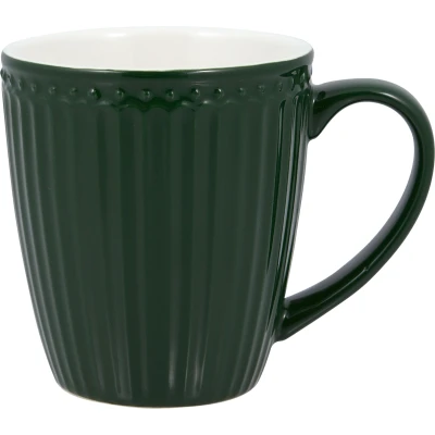 Abbildung von Greengate Alice Becher mit Henkel pinewood green 0,4 l