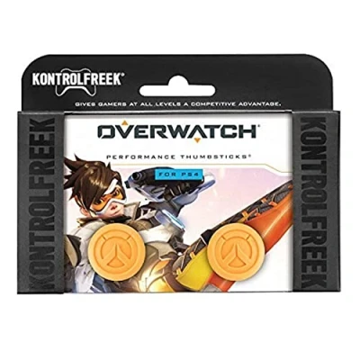 Abbildung von KontrolFreek Overwatch für PlayStation 4 und 5 (PS5) Performance Thumbsticks 1 x Hoch Konvex, Mittel Konvex Orange