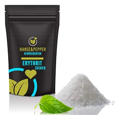 Abbildung von 1kg Erythrit kalorienfreier Zucker Erythritol Diabetiker geeignet Gourmet 1A Qualität Greenline Serie