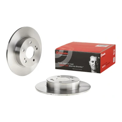 Abbildung von BREMBO 08.8065.14 Bremsscheibe 278 9 5 voll NISSAN: Maxima IV QX Limousine