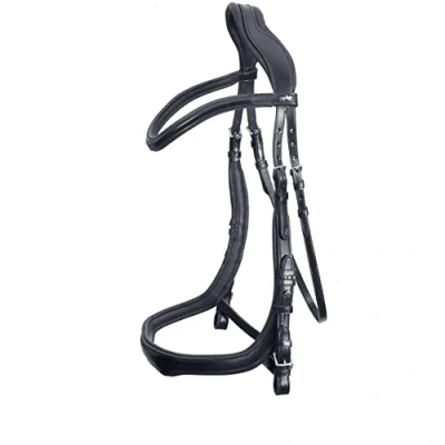 Abbildung von Schockemöhle Equitus Delta Trense anatomisch Spezial Größe: WB Farbe: Black/Silver