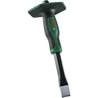 Abbildung von Bosch Flachmeißel 22 250mm (Doppelt gehärtete Meißelsklinge für anspruchsvolle Aufgaben; Chrom Vanadium Schaft; Bequemer Softgrip Griff mit Handschutz)