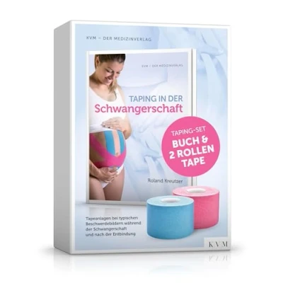 Abbildung von Taping in der Schwangerschaft: Set Buch plus 2 Rollen Tape