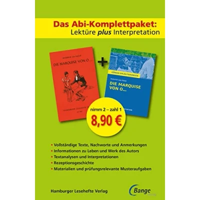 Abbildung von Die Marquise von O... Lektüre plus Interpretation: Königs Erläuterung + kostenlosem Hamburger Leseheft Heinrich Kleist.: Das ... (Königs Erläuterungen)