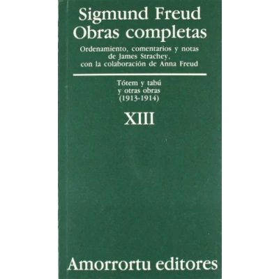 Abbildung von obras Completas Vol. XIII: Tótem y Tabú, otras (1913 1914) (Obras de Sigmund Freud)