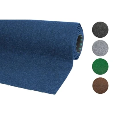 Abbildung von misento Kunstrasen Outdoor mit Noppen wetterfest und pflegeleicht geeignet als Balkon Teppich oder Rasenteppich einfach zu verlegen 400 x 600 cm Blau