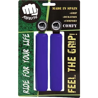 Abbildung von Ridefyl Bike Handlebar Grips Fahrradgriffe, Blaue Nacht, Einheitsgröße