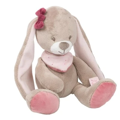Abbildung von Nattou Kuscheltier, 30 x 17 9 cm, Rosa/ Beige, 987004