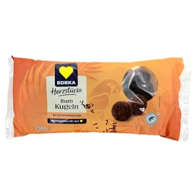 Abbildung von Edeka Jamaica Rumkugeln mit 4% echtem Rum, 12er Pack (12 x 250g)