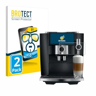 Abbildung von BROTECT (2 Stück Schutzfolie für Jura J8 twin Displayschutz Folie Ultra Klar