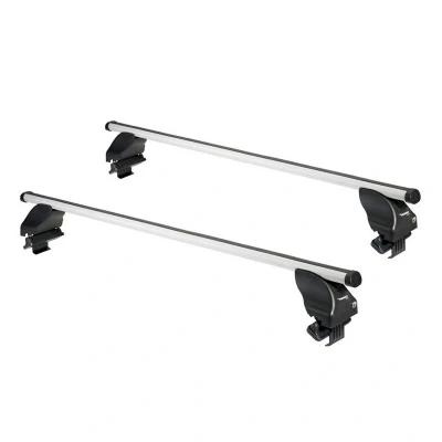 Abbildung von Twinny Load Dachträgersatz Aluminium A31 kompatibel mit Audi A4 2008 /Renault Scenic/Megane 5 türer 2009 (für Fahrzeuge ohne Dachreling)