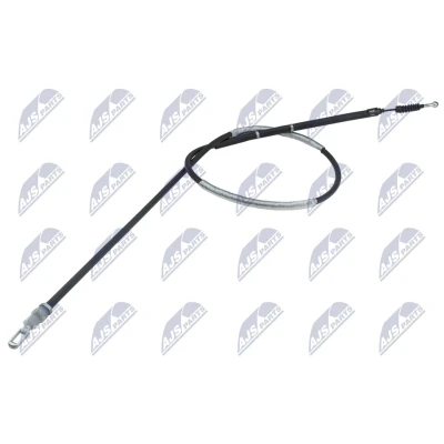 Abbildung von NTY HLR AU 006 Handbremsseil Hinterachse 1736, 1572 AUDI: A4 B7 Avant, B6 Limousine