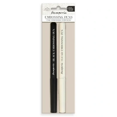 Abbildung von Stamperia Create Happiness Embossing Pens Clear &amp; Black (WYPP)