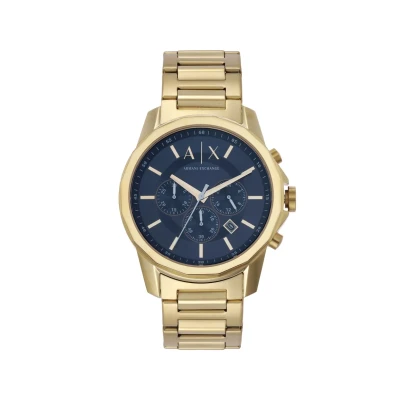 Abbildung von Armani Exchange SET Chronograph goldcoloured, Herren, Größe: One Size, Gold coloured