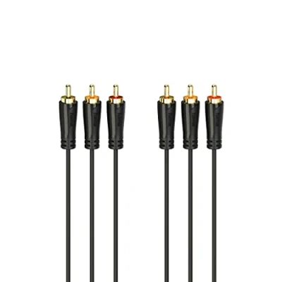 Abbildung von Hama 00205151, 3 x RCA, Männlich, m, Schwarz