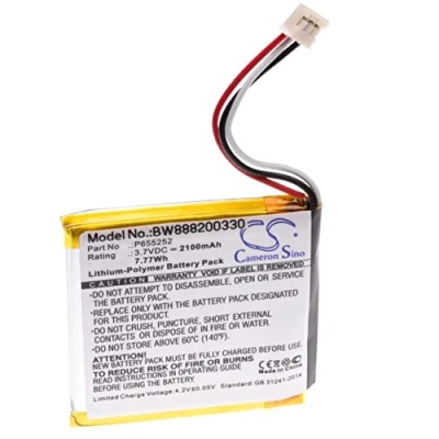 Abbildung von vhbw Akku Ersatz für Harman Kardon P655252 Lautsprecher Boxen Speaker (2100mAh, 3,7V, Li Polymer)