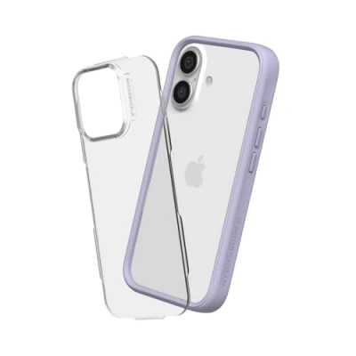 Abbildung von RhinoShield Modulare Case kompatibel mit [iPhone 16] Mod NX Anpassbare &amp; stoßdämpfende Schutzhülle im schlanken Design 3.5 Meter Fallschutz Lavendel