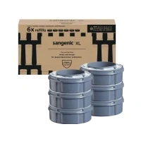 Abbildung von Tommee Tippee Nachfüllpackungen Sangenic XL 6er Pack, Grau