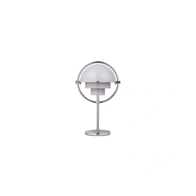 Abbildung von Gubi Akku Tischleuchte Multi Lite, chromfarben/lila, 30 cm