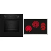 Abbildung von NEFF Backofen Set &quot;B2CCG6AK3&quot;, mit Teleskopauszug nachrüstbar, Pyrolyse Selbstreinigung, pyrolytischer Selbstreinigung