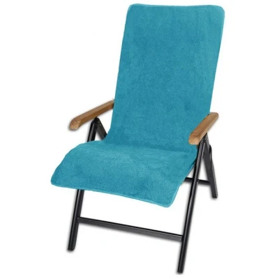 Abbildung von JEMIDI Strandtücher Frottee Schonbezug für Gartenstuhl 60x130cm mit Kapuzenüberschlag, (1 St)