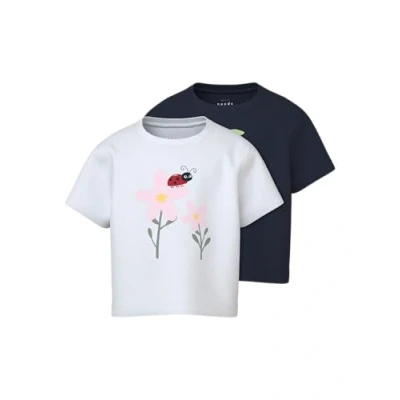 Abbildung von Name It Kurzarmshirt NMFVILINSE 2P SS NREG SHORT TOP (Packung, 2 tlg)