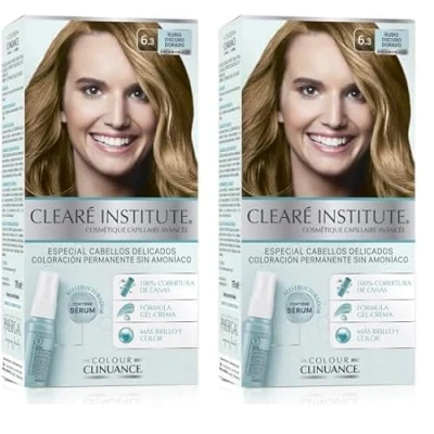 Abbildung von Colour Clinuance 6.3 Goldenes Dunkelblond Haarfärbemittel für empfindliches Haar Dauerhafte Färbung ohne Ammoniak Mehr Glanz Intensive Farbe 100% ige Deckung Dermatologisch getestet