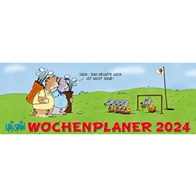 Abbildung von Uli Stein Wochenplaner 2024: Tischkalender: Terminplaner zum Aufstellen (Uli Kalender 2024)