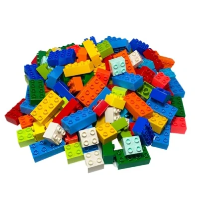 Abbildung von LEGO® Spielbausteine DUPLO® 10 2x4 und 50 2x2 Gemischt 3437 3011 60x Teile, (Creativ Set, 60 St), Made in Europe