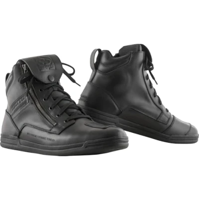 Abbildung von Bogotto Brooklyn wasserdichte Motorrad Schuhe, schwarz, 48