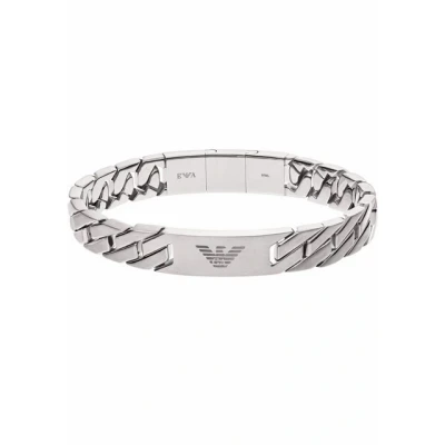 Abbildung von Emporio Armani Armband silvercoloured, Herren, Größe: One Size, Silver coloured