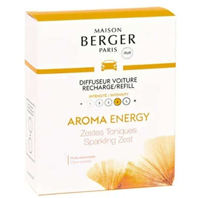 Abbildung von Maison Berger Nachfüllung für Auto Parfüm Aroma Happy Sparkling Zest 2 Stücke