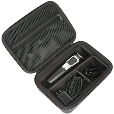 Abbildung von Khanka Hart Schutztasche für Philips Series 5000 7000 9000 Vakuum Bartschneider BT5502/15 BT5200/16 BT3222/14 BT3216/14 BT9297/15 Etui Case.(nur Tasche)