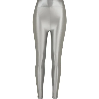 Abbildung von Urban Classics Leggings Hosen silvercoloured, Damen, Größe: 4XL, Silver coloured