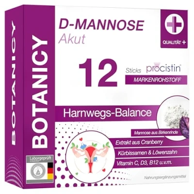Abbildung von Botanicy D MANNOSE + Cranberry AKUT Sticks 12 St