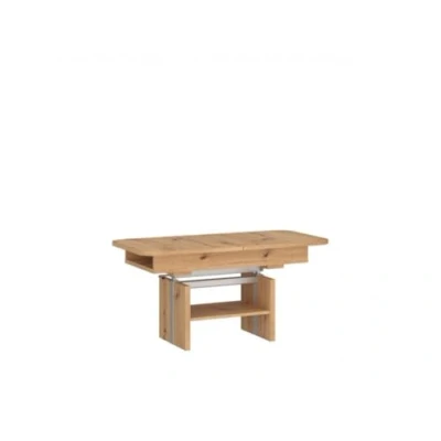 Abbildung von Couchtisch höhenverstellbar Artisan Eiche 110 cm ausziehbar CORTADO