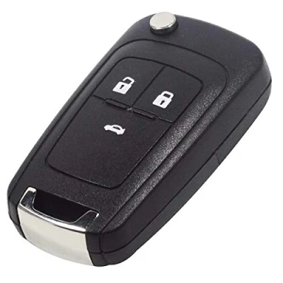 Abbildung von Autoschlüssel Hülle Schlüssel Gehäuse Fernbedienung Kompatibel mit Opel Autoschlüsseln Funkschlüssel 3 Tasten für Chevrolet Cruze Aveo Insignia Spark Captiva Matiz Orlando