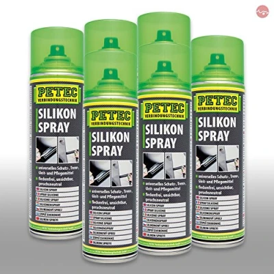 Abbildung von Petec_bundle 6X PETEC SILKIONSPRAY Silicon Spray Trennmittel Kunststoffpflege 500 ML 70850