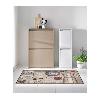 Abbildung von heine home Fußmatte, rechteckig, 7 mm Höhe