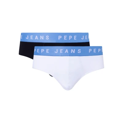 Abbildung von Pepe Jeans LOGO LR 2 PACK Slip, Herren, Größe: XXL, White