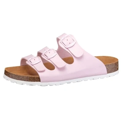 Abbildung von LICO Bioline Pantolette flach, Damen, Größe: 40, Rosa Schuhe