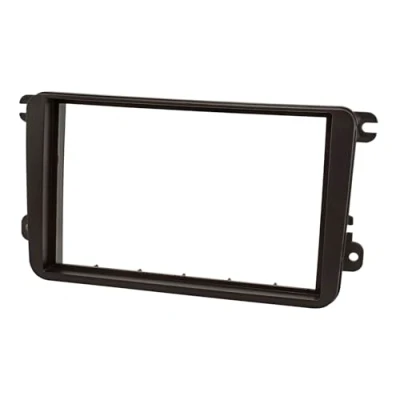 Abbildung von tomzz Audio Doppel DIN Radioblende passt für VW Golf 5+6 Touran Passat 3C Caddy EO Autoradio