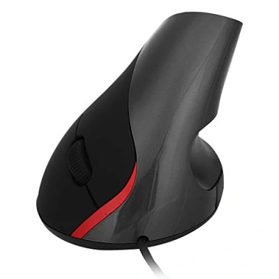 Abbildung von Tosuny Ergonomische Mäuse, 3200DPI Gaming Mice Mouse USB Vertikale Maus Wrist Rest Mäuse für PC Laptop(Schwarz)