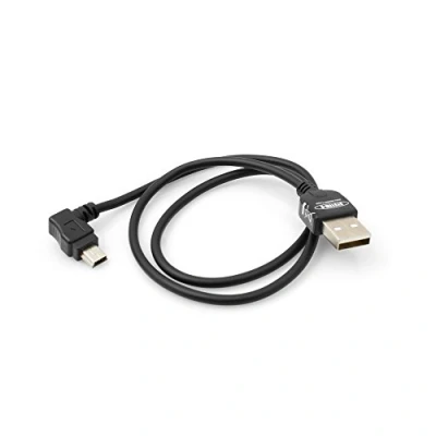 Abbildung von System S 50 cm Links gewinkelt Mini USB Kabel 90 Grad Winkelstecker Datenkabel Ladekabel
