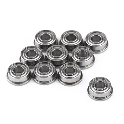 Abbildung von Kugellager mit Flansch, 10Pcs F684ZZ Flansch Radialkugellager, 4x9x4mm Doppelte Abgeschirmte Mini Kugellager, Flanschkugellager für Drucker 3D Modell
